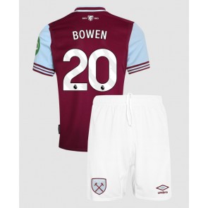 Billiga West Ham United Jarrod Bowen #20 Hemmatröja Barn 2024-25 Kortärmad (+ Korta byxor)